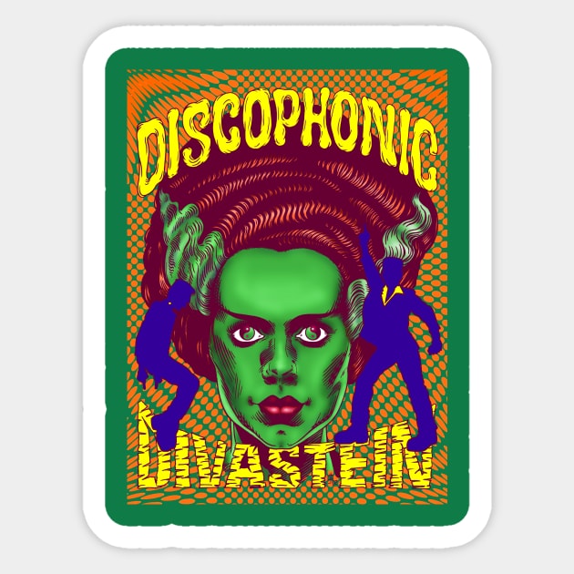 Dicophonic Divastein Sticker by Scissorman